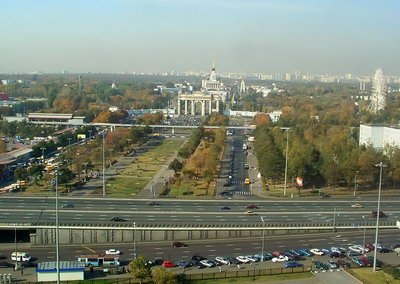 Веб-камера Москва, проспект Мира, эстакада над метро ВДНХ в реальном времени